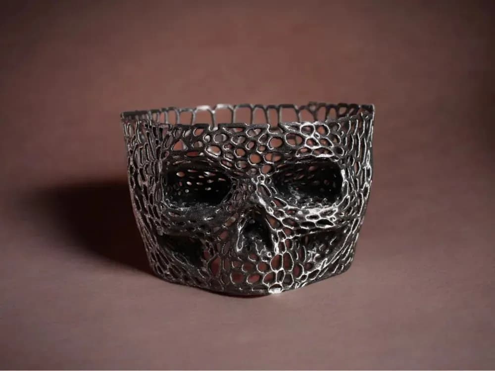 STL - Calavera Voronoi