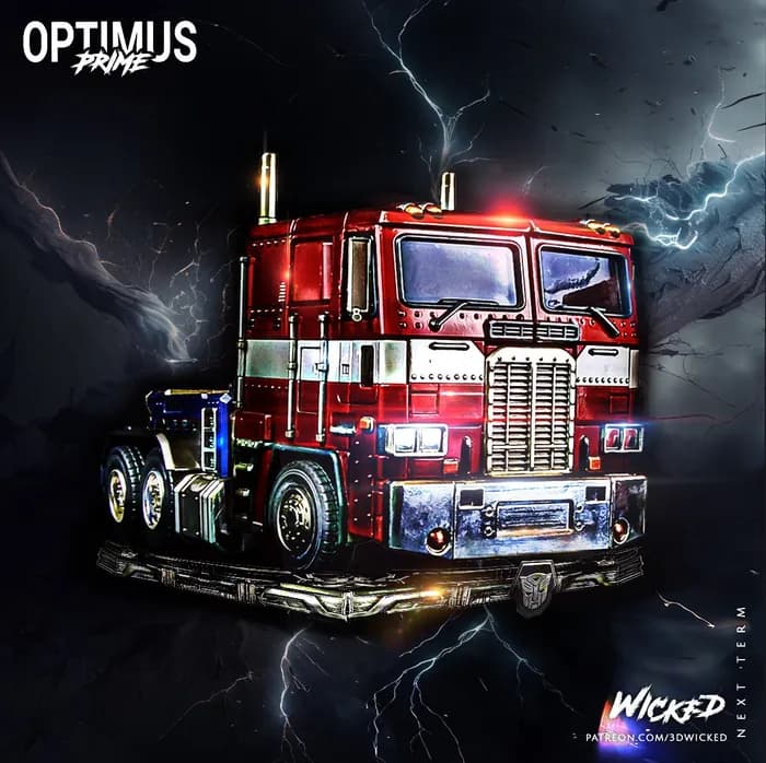 STL - Camión Optimus Prime Wicked