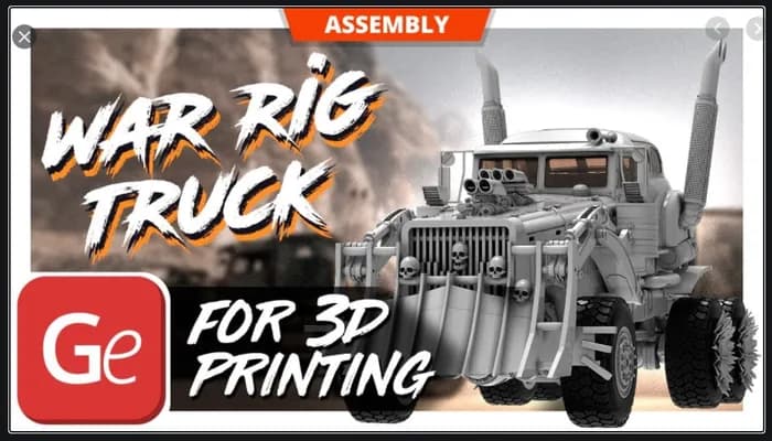 STL - Camión War Rig Mad Max