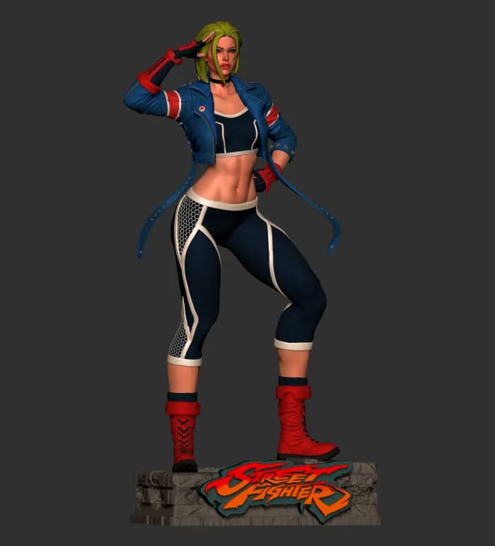 STL - Cammy de Street Fighter 6 render 3
