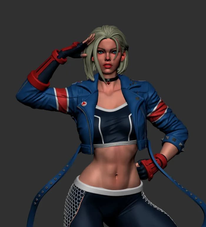STL - Cammy de Street Fighter 6 render 4