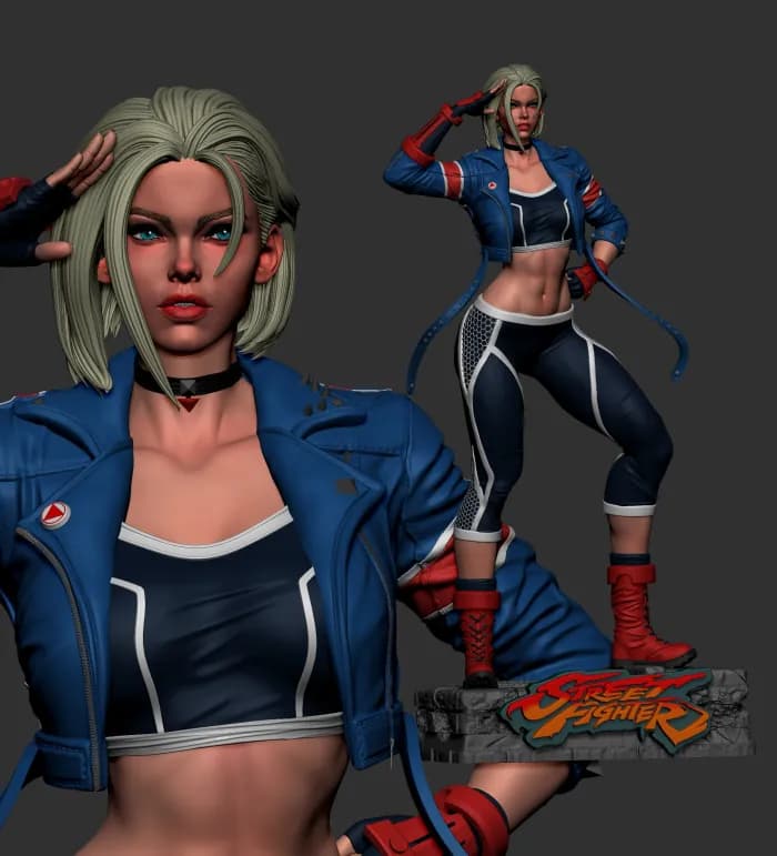 STL - Cammy de Street Fighter 6 render 5