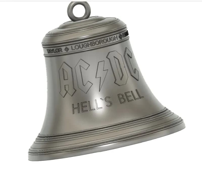 STL - Campana AC/DC "Hell's Bell"