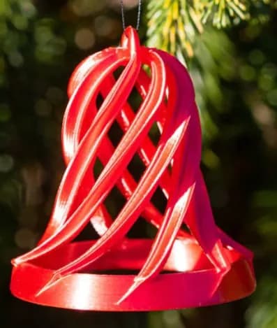 STL - Campana de adorno espiral