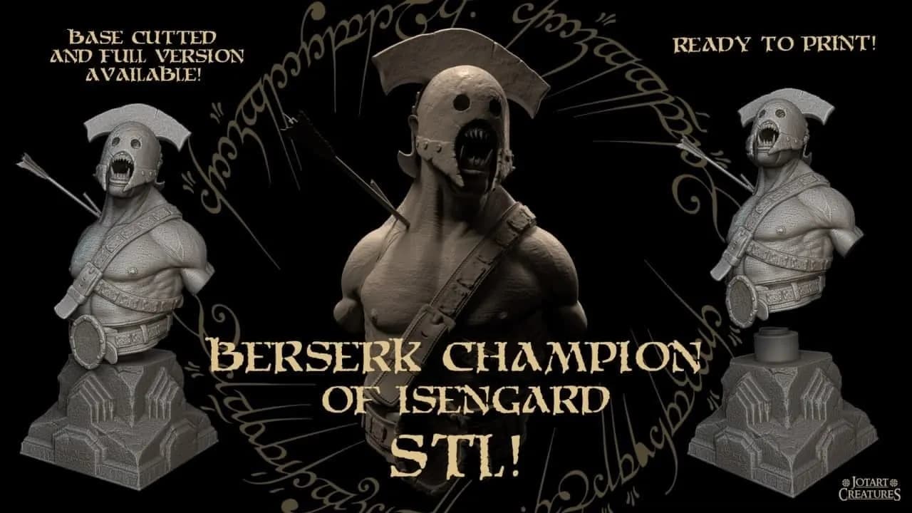 STL - Campeón Berserker de Isengard