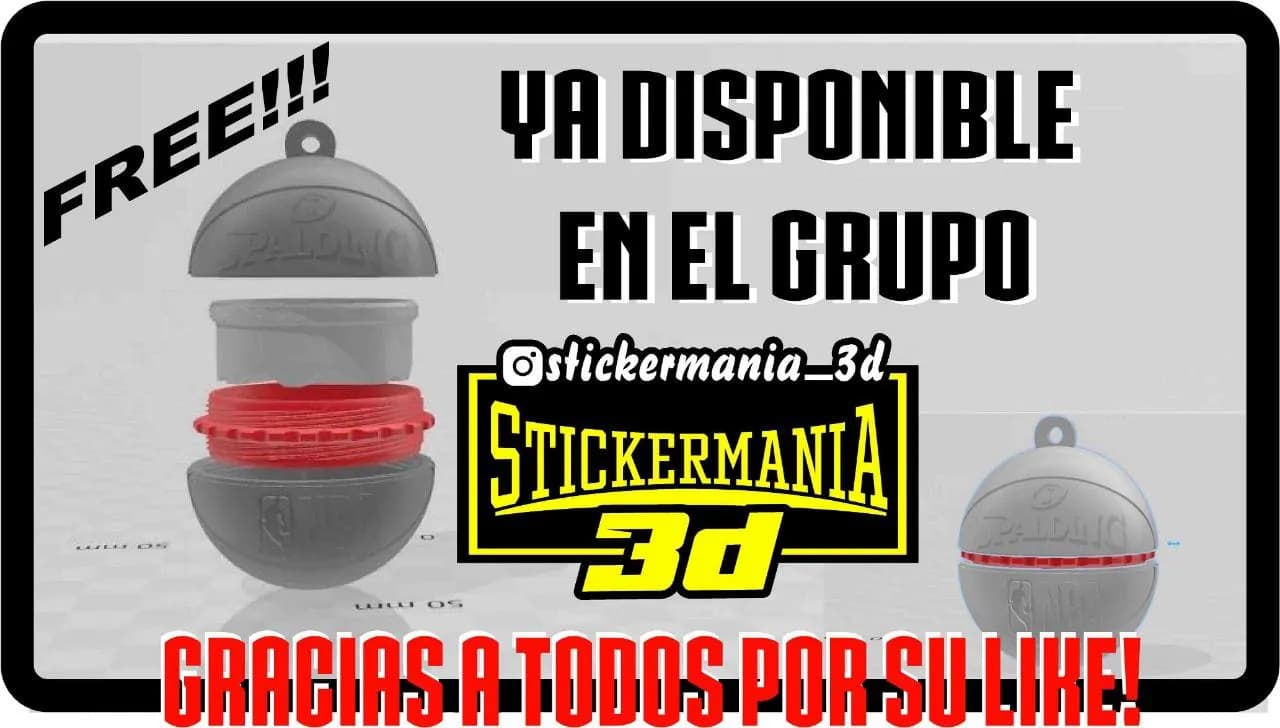 STL - Canasta de Baloncesto Divisoria