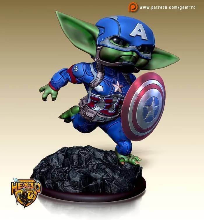 STL - Capitán Grogu