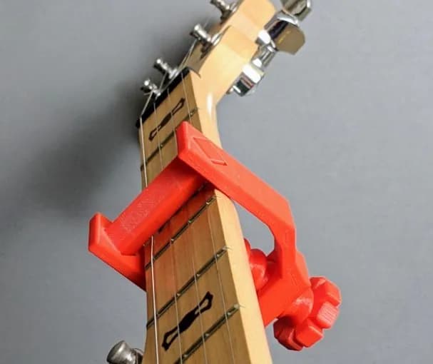 STL - Capo para guitarra en 3D
