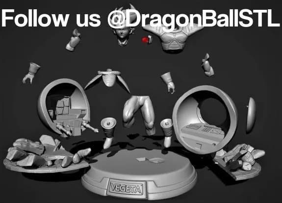 STL - Capsula Vegeta Dragon Ball
