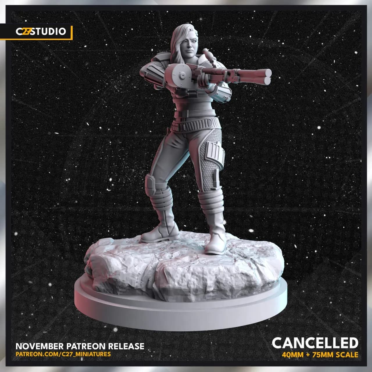 STL - Cara Dune Sci Fi