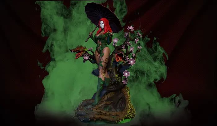 STL - carlos silva poison ivy render 3