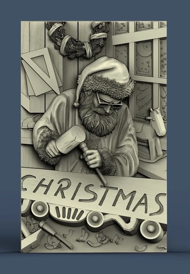 STL - Carpintería de Papá Noel