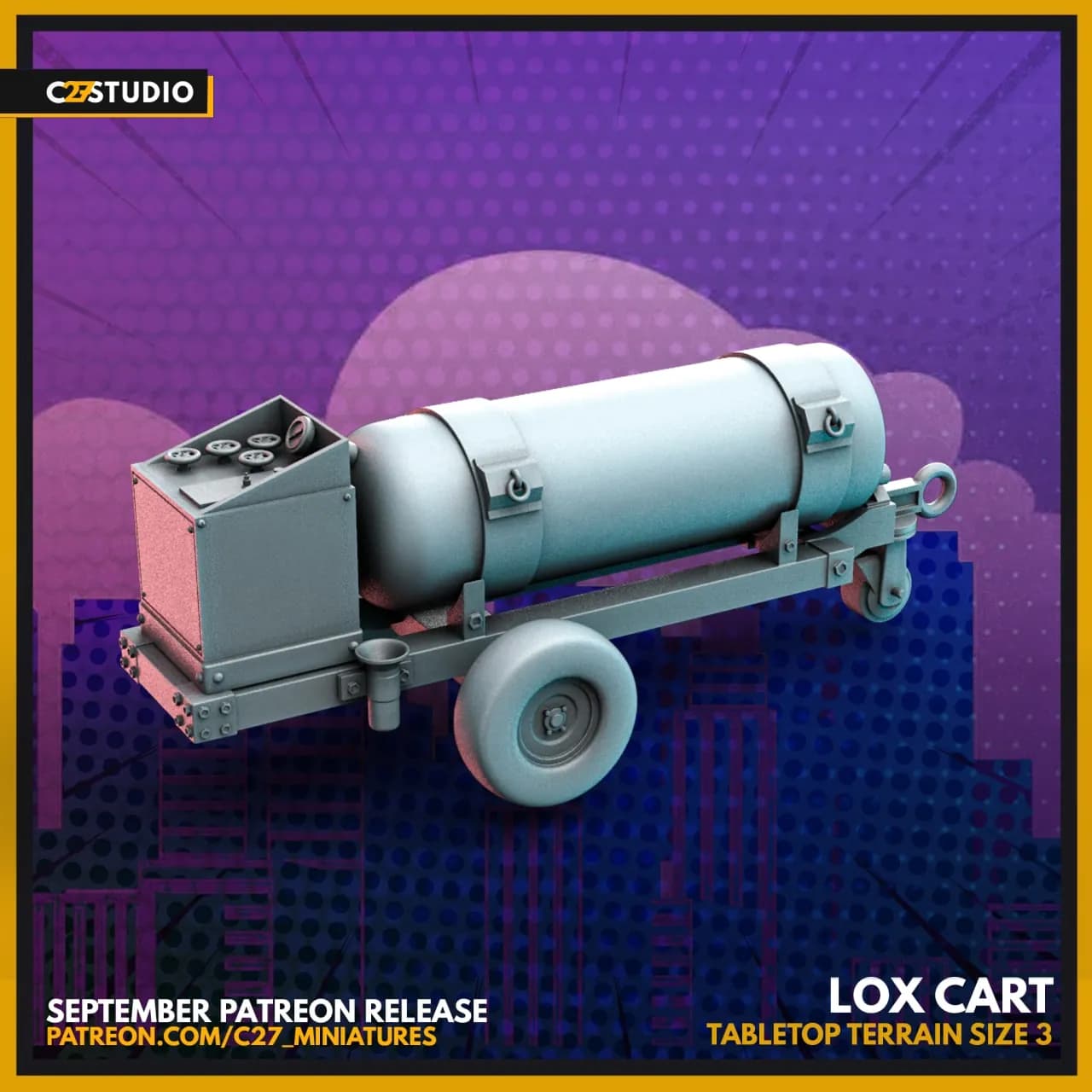 STL - Carrito LOX para terreno de juego