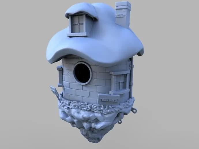 STL - Casa de Hobbit en Vuelo