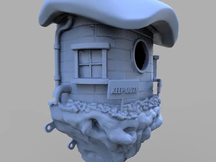 STL - Casa de pájaros 3D
