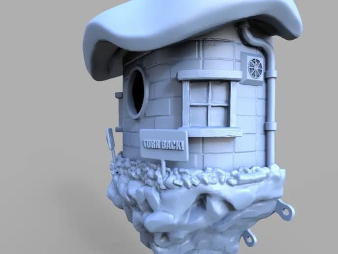 STL - Casa de pájaros 3D