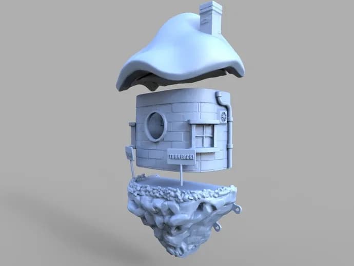 STL - Casa de pájaros 3D