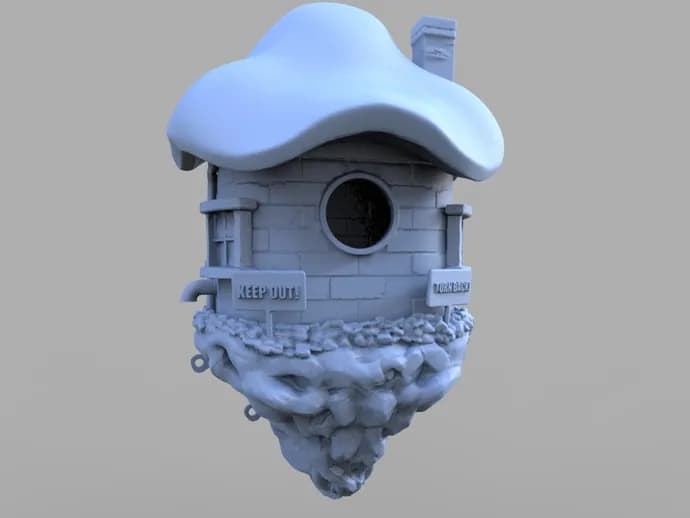 STL - Casa de pájaros 3D