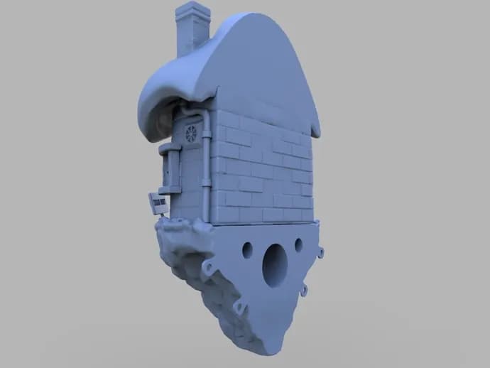 STL - Casa de pájaros 3D