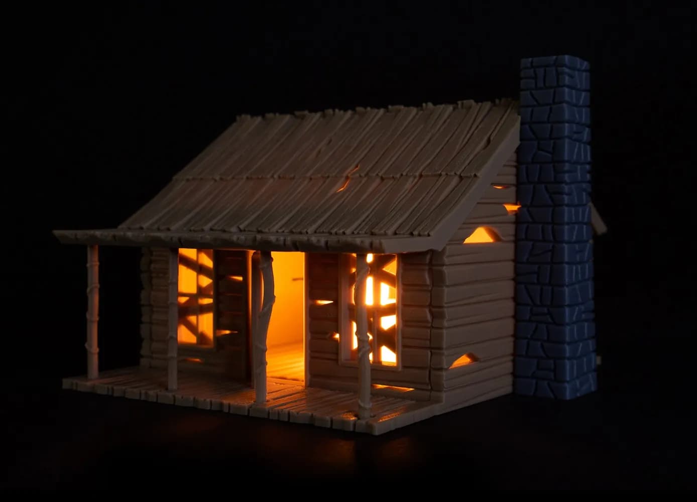 STL - Casa de Terror de Fab365 render 3