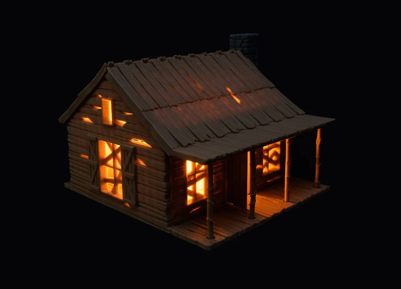 STL - Casa de Terror de Fab365 render 4