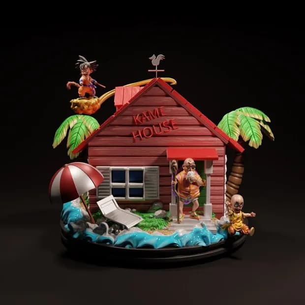 STL - Casa Kame de Dragon Ball Z 2