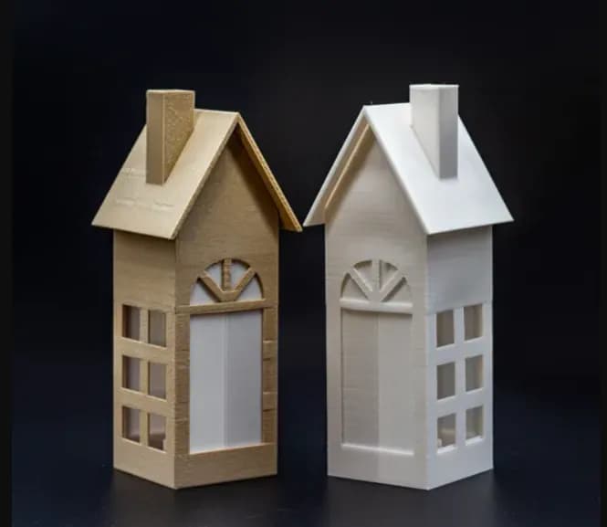 STL - Casa para incienso con chimenea render 2