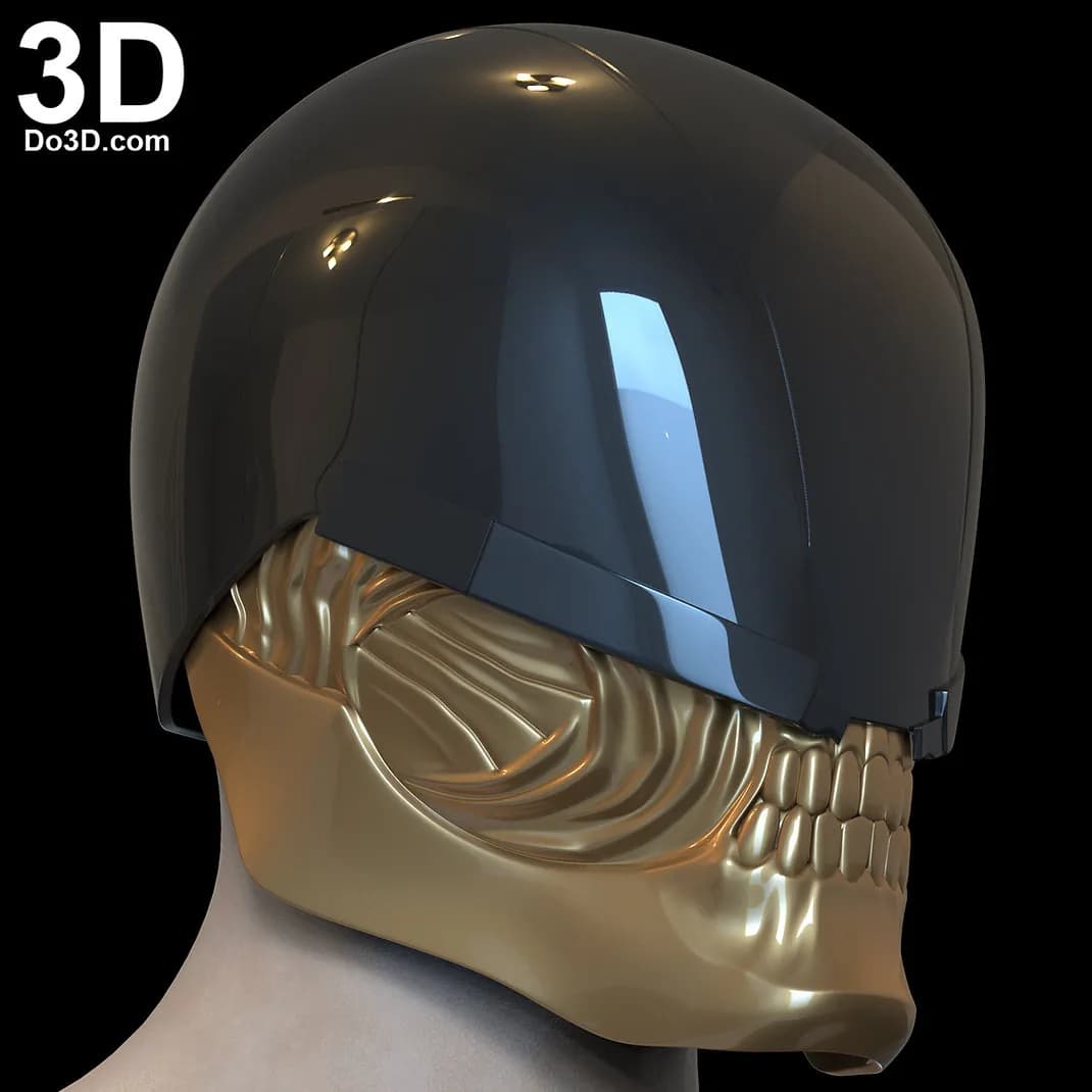 STL - Casco Bloodsport render 3