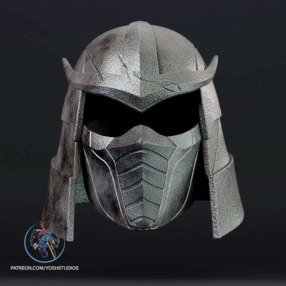 STL - Casco clásico de Shredder render 2