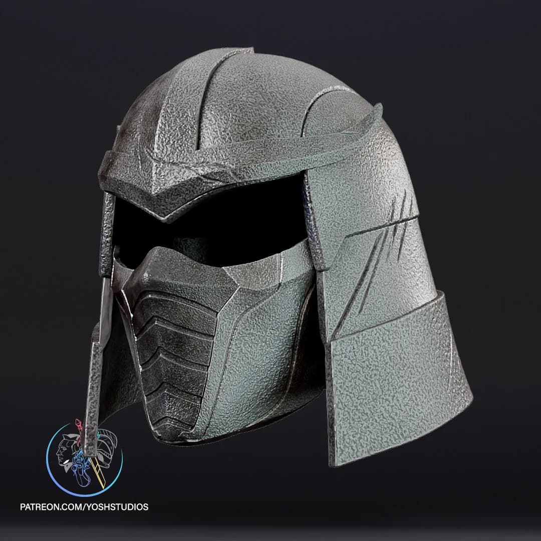 STL - Casco clásico de Shredder render 5
