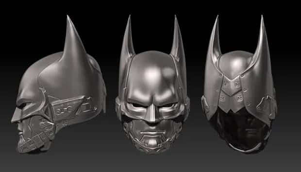 STL - Casco de Batman del futuro