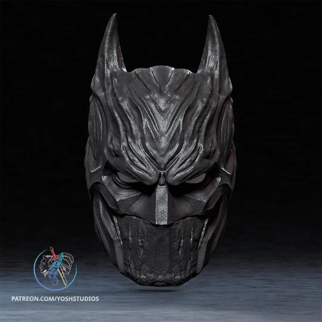 STL - Casco de Batman Demoniaco