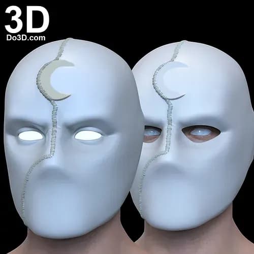STL - Casco de Caballero de la Luna render 2