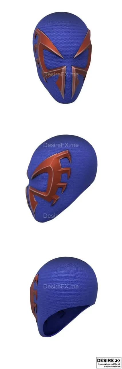 STL - Casco de Cosplay Spider Man 2099