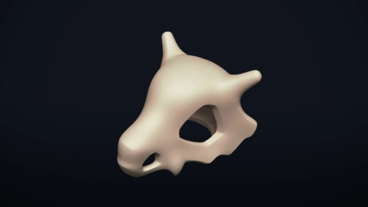 STL - Casco de Cubone 2
