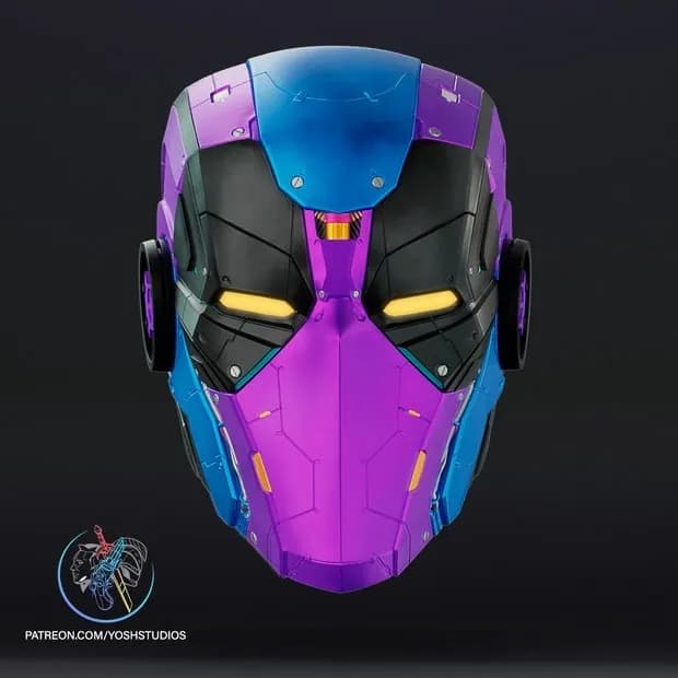 STL - Casco de Deadpool Cyberpunk