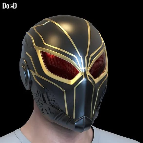 STL - Casco de Escarabajo Negro