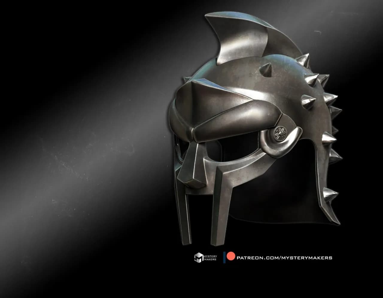 STL - Casco de gladiador Maximus