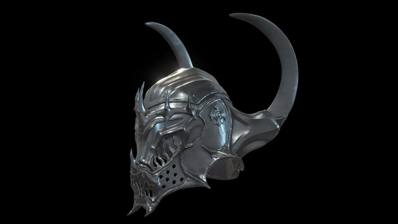 STL - Casco de guerrero de fantasía