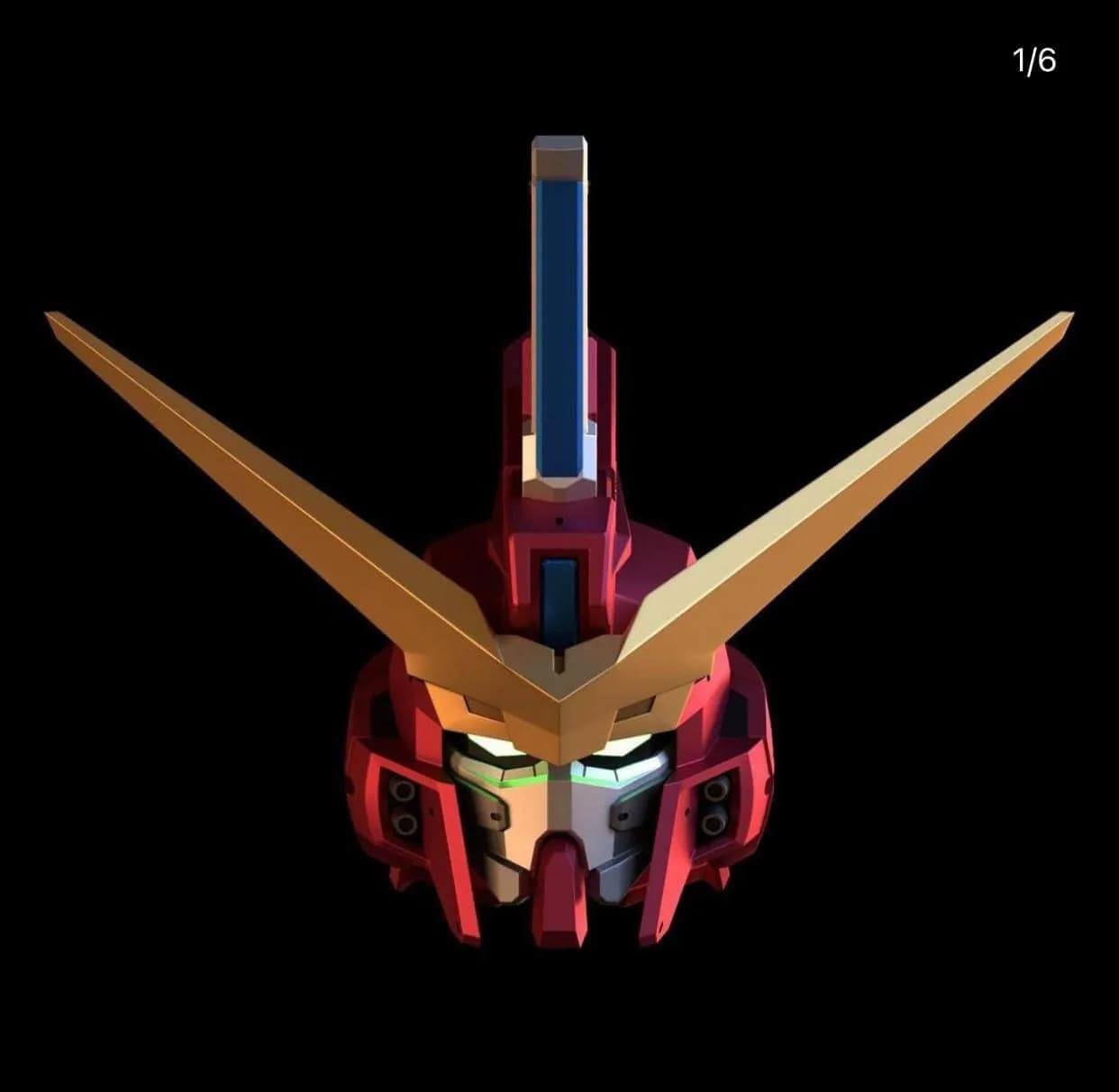 STL - Casco de Gundam Justice