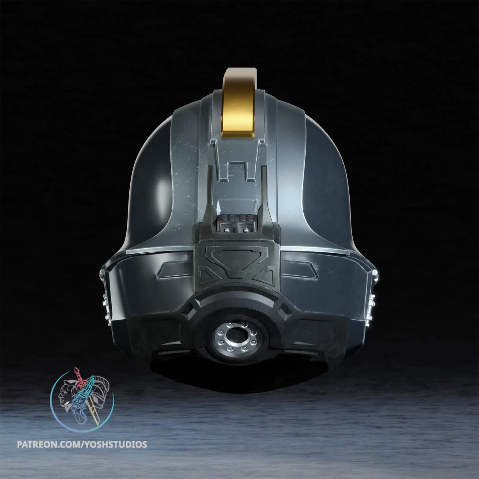 STL - Casco de Héroe de la Federación render 5