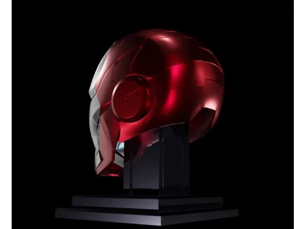 STL - Casco de Iron Man Mark V render 2