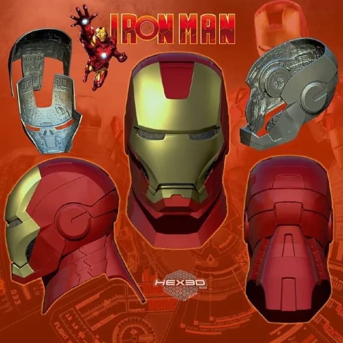 STL - Casco de Iron Man MK3
