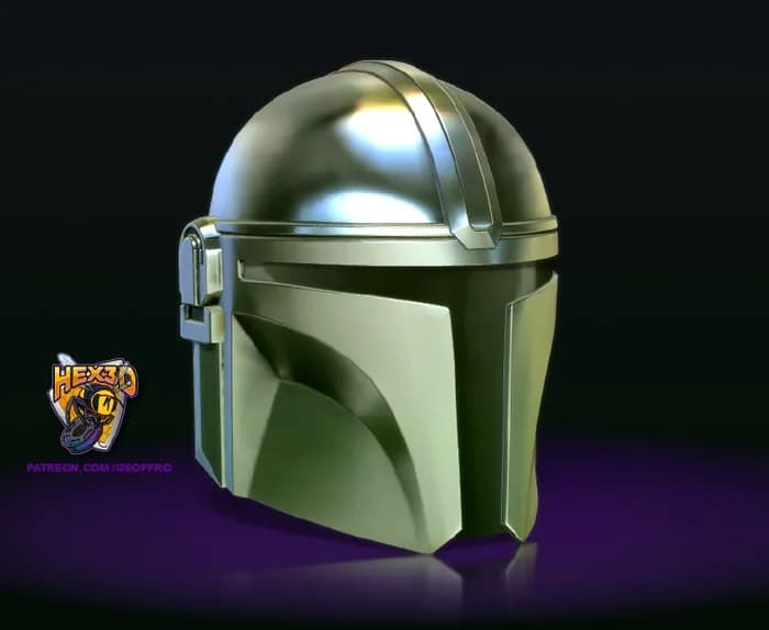 STL - Casco de Mandalorian