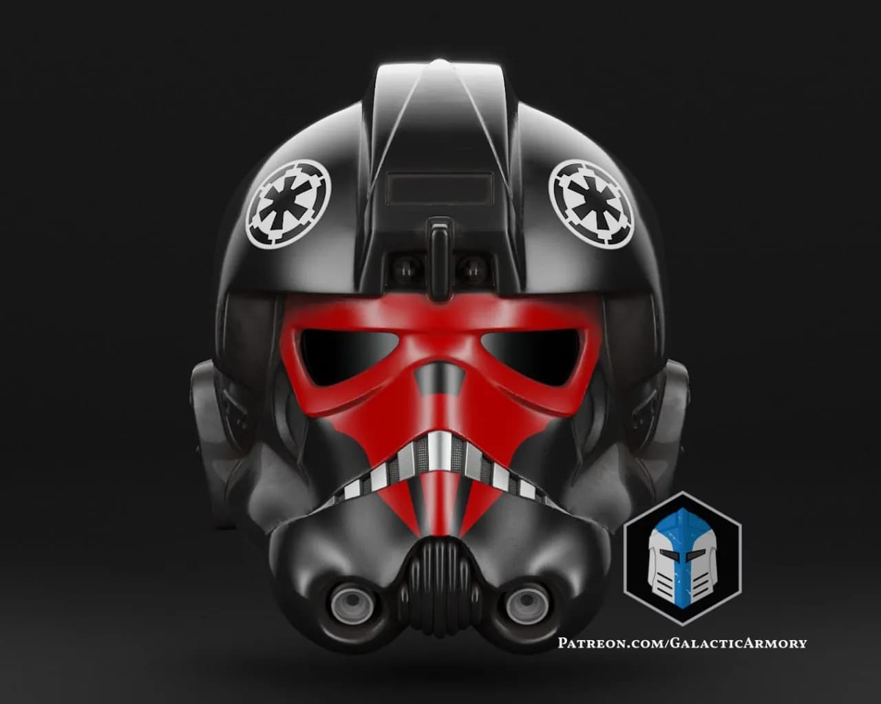 STL - Casco de Piloto TIE Crimson