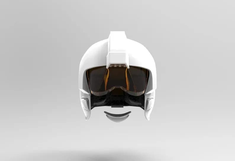 STL - Casco de piloto X Wing estilo ANH render 2