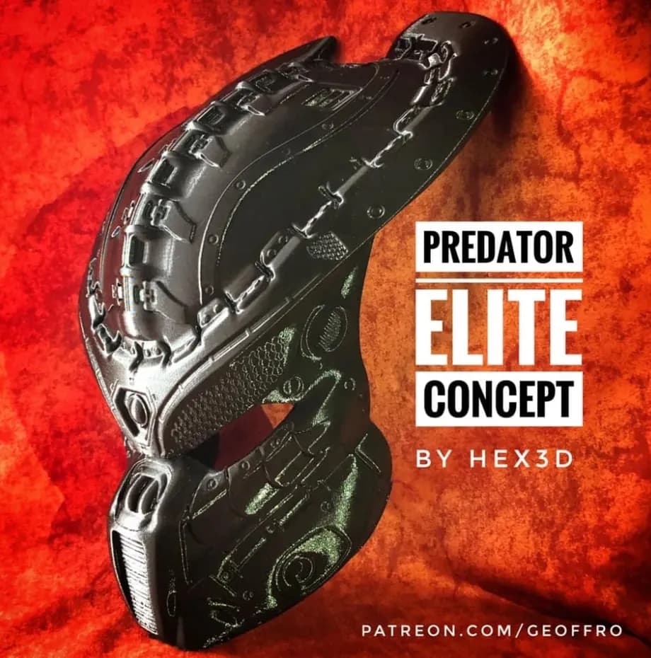 STL - Casco de Predator estilo Elite