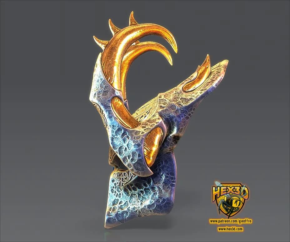 STL - Casco de Predator Vikingo