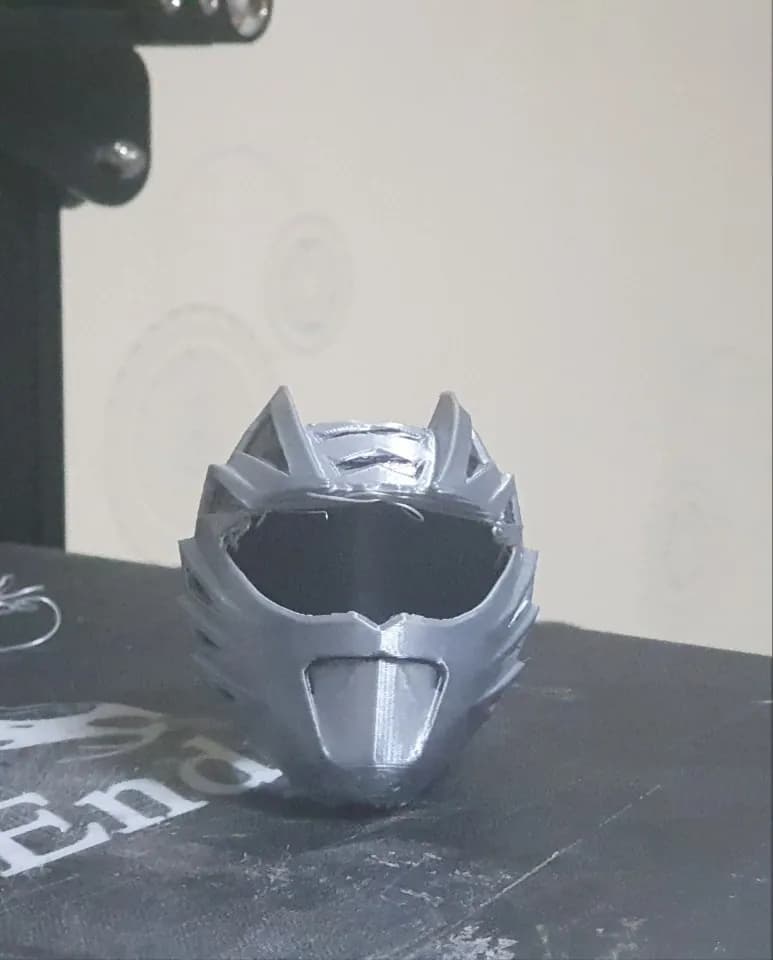 STL - Casco de Ranger Rojo (Gekiranger) render 5