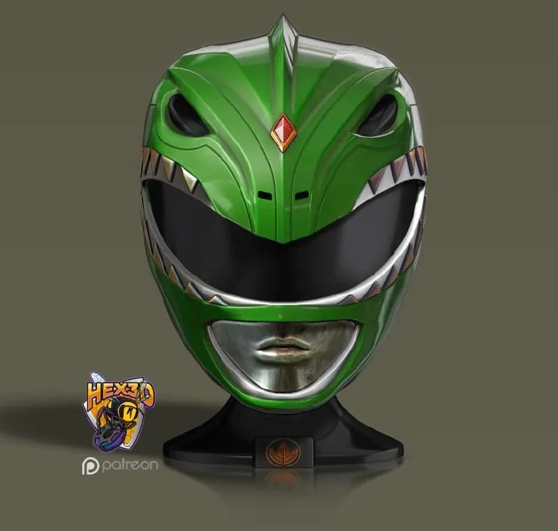 STL - Casco de Ranger Verde